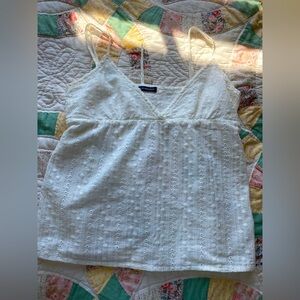 Brandy embroidered tank